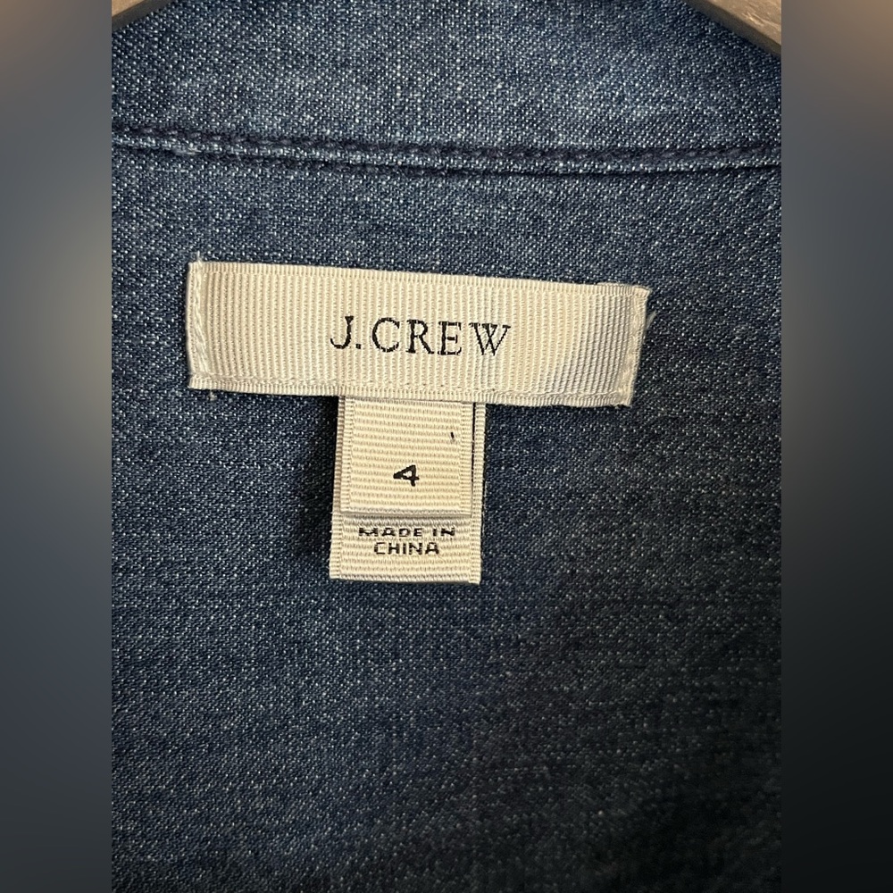 J. Crew Denim shirt Dress - Picture 5 of 9